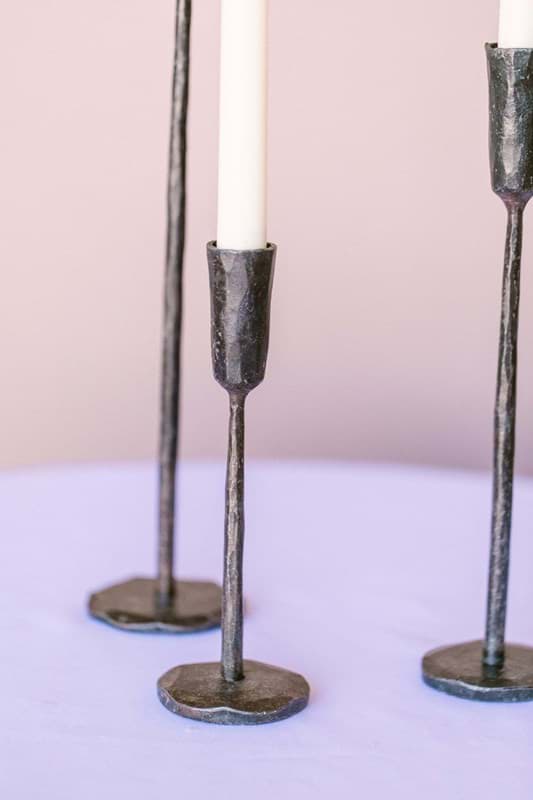 Picture of Iron Candlesticks (Set of 3)