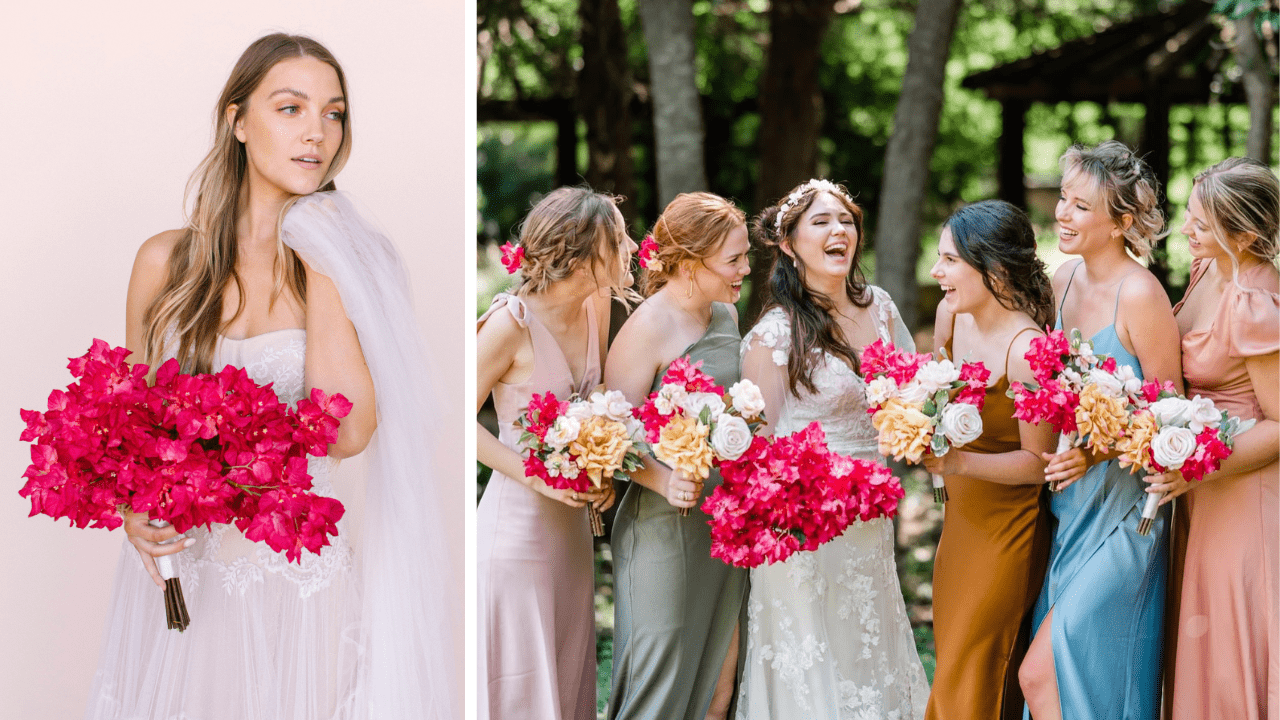 A Wedding Ceremony Trend We're Loving: Grounded Floral Arches