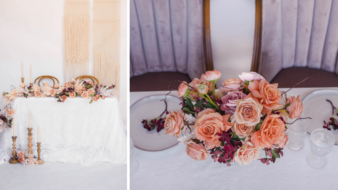 Terracotta and Pink Wedding Flowers: The Nina Collection by Something  Borrowed BloomsPremium Silk Flowers