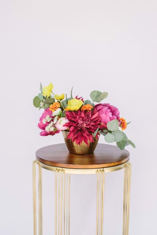 Silk Pink and Yellow Flowers: The Kinsley Collection by Something ...
