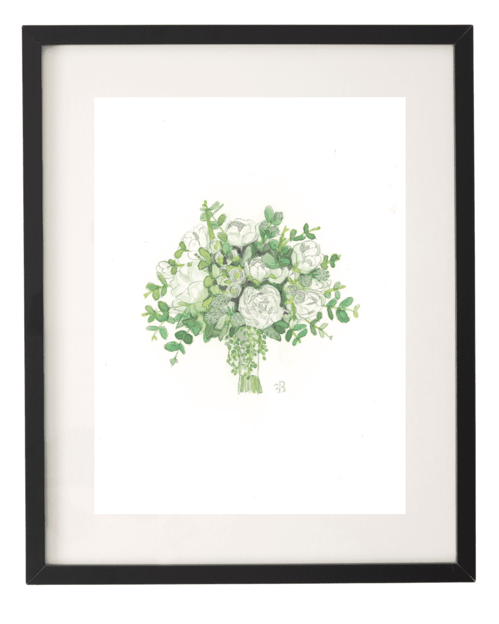 Picture of Jane Round Watercolor Print