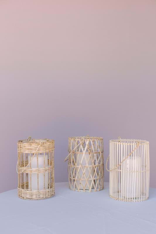 Picture of Cane Lanterns Set of 3 (Large)