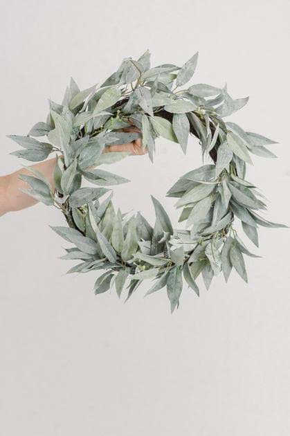Picture of Frosted Leaf Wreath