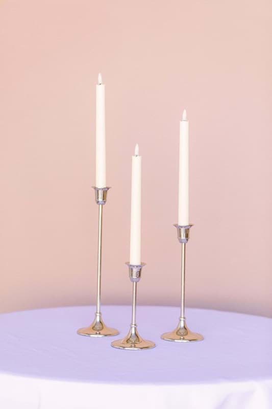 Picture of Classic Candlesticks Set of 3 (Silver)