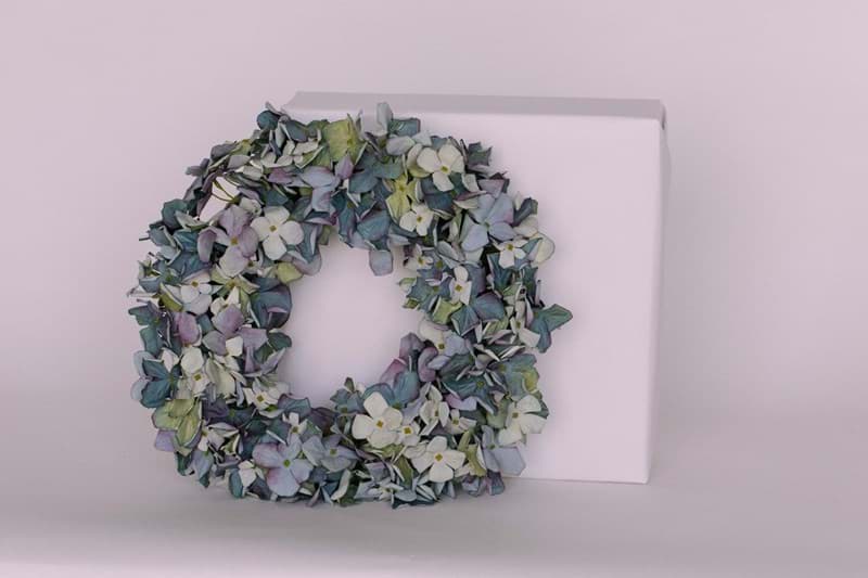 Picture of Blue Hydrangea Wreath