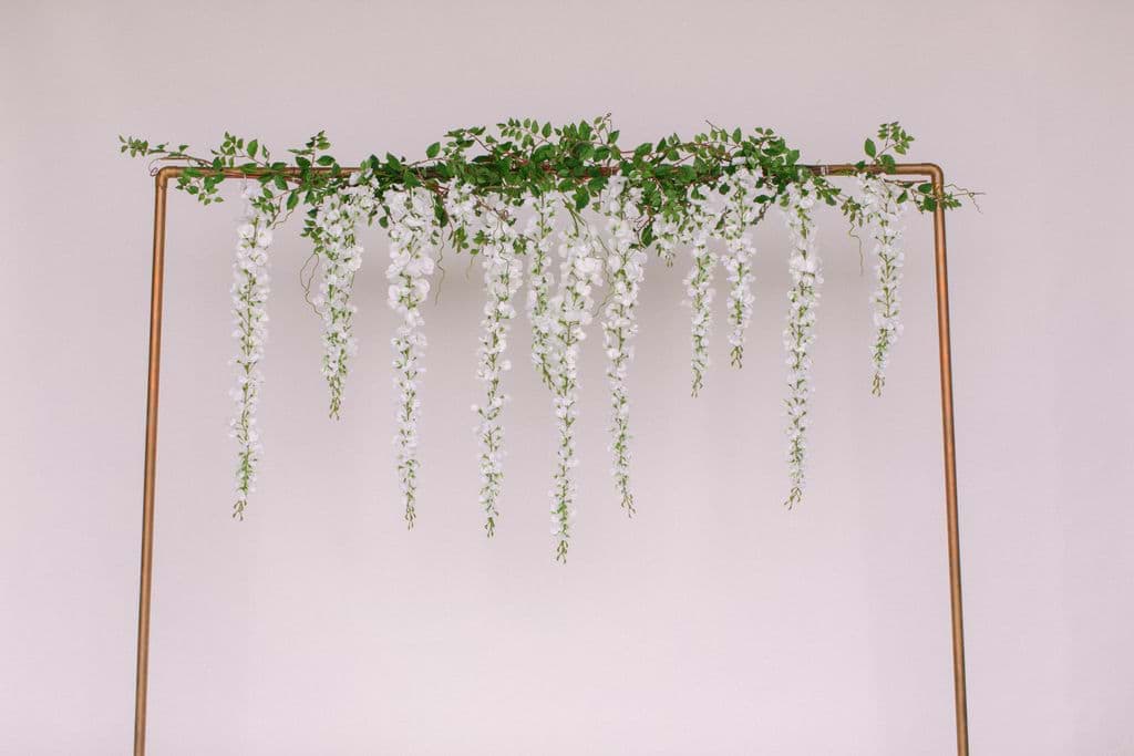 Ginger Ray White Artificial Wisteria Wedding Garland