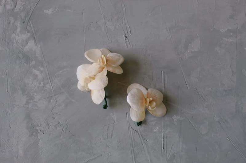Picture of Wren Boutonniere (Double Orchid)