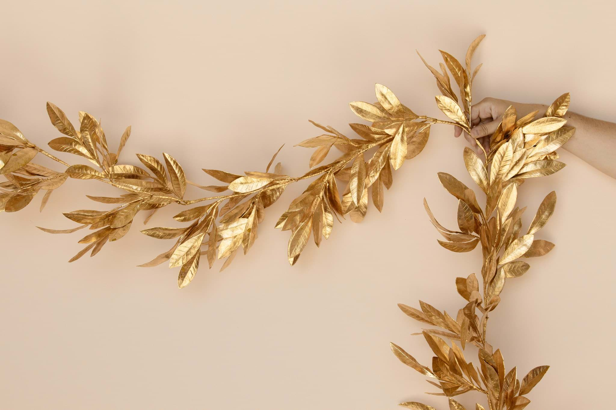 Picture of *Gold Bay Leaf Garland