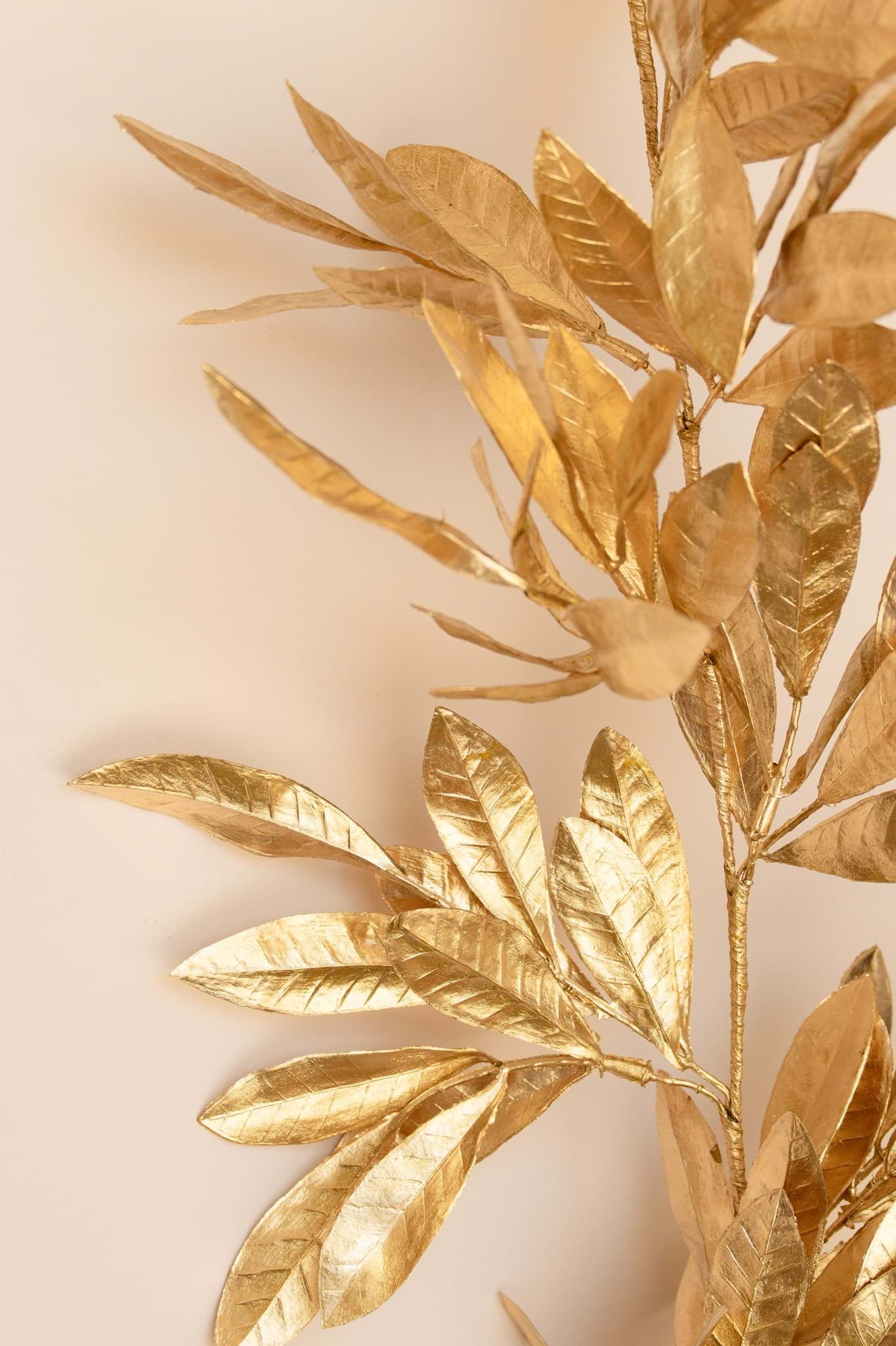 Picture of *Gold Bay Leaf Garland