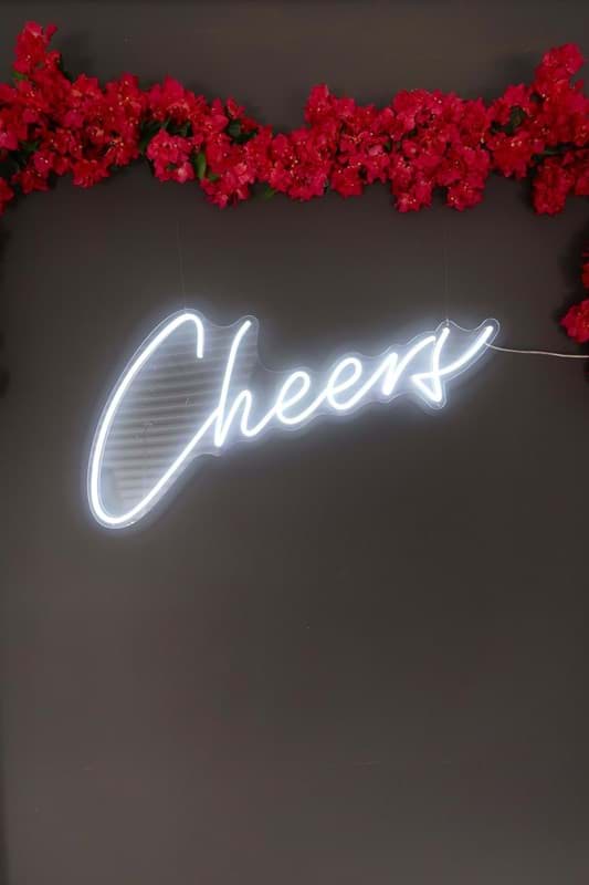 Picture of 'Cheers' Neon Sign - Bright White