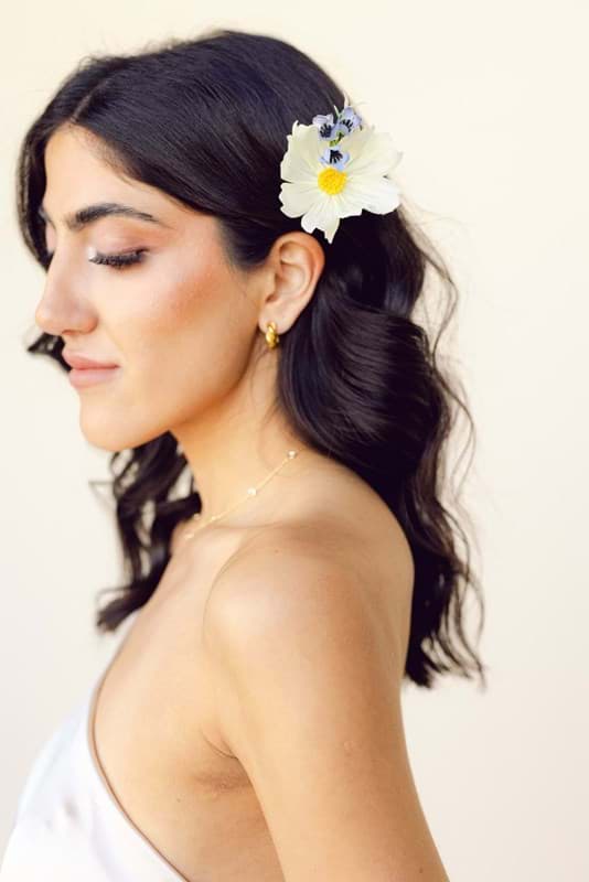 Picture of Kinsley Floral Hairpin