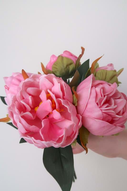 Picture of Real Touch Pink Peony Bundle