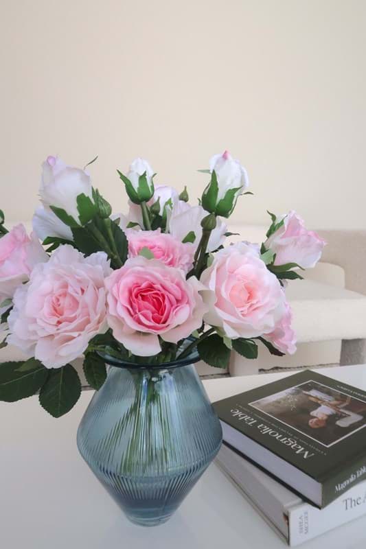 Picture of Real Touch Pink Rose Bundle