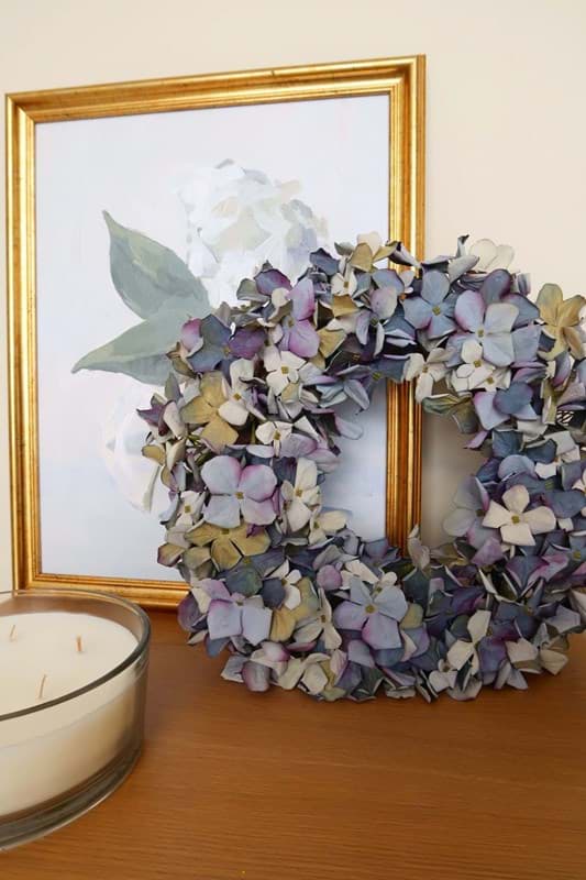 Picture of Blue Hydrangea Wreath