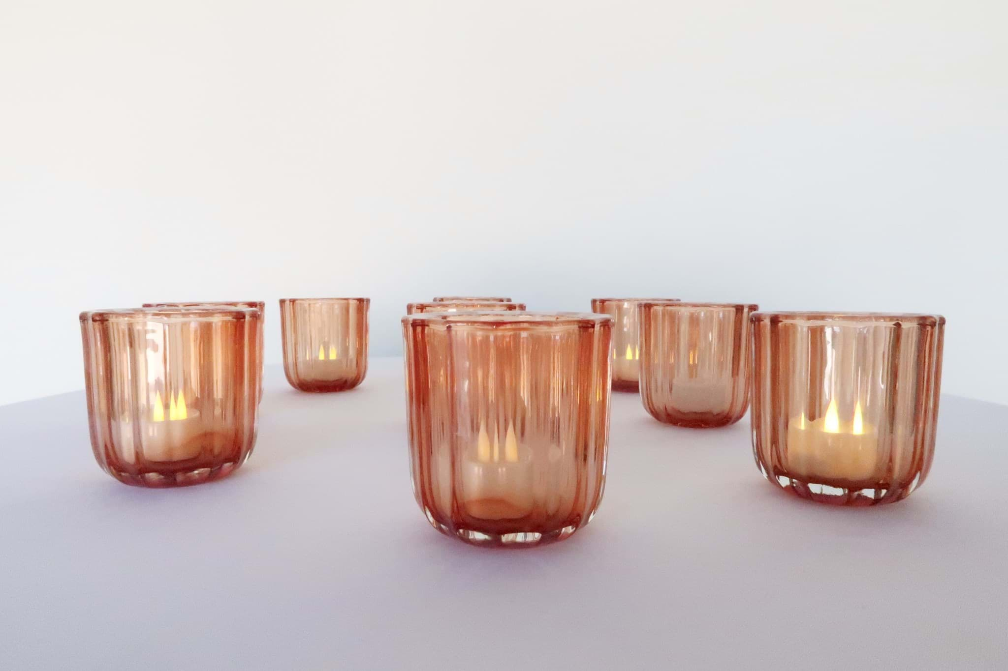 Picture of Orange Tanger Votive (Set of 9)