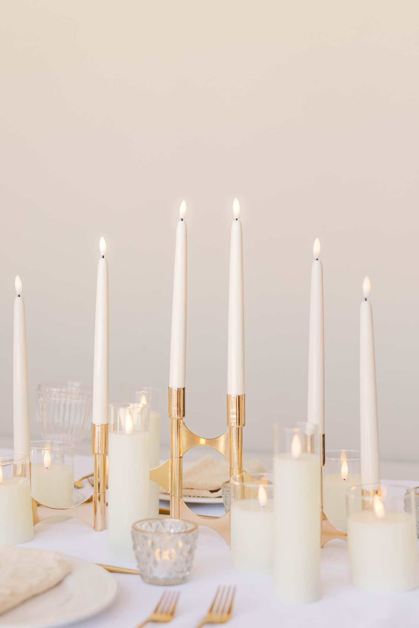 Picture of Small Glass Pillar Candle (Set of 6)