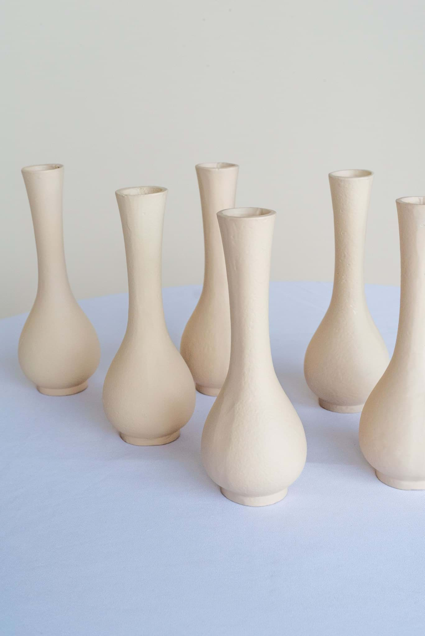 Picture of Beige Bud Vase Tall (Set of 6)