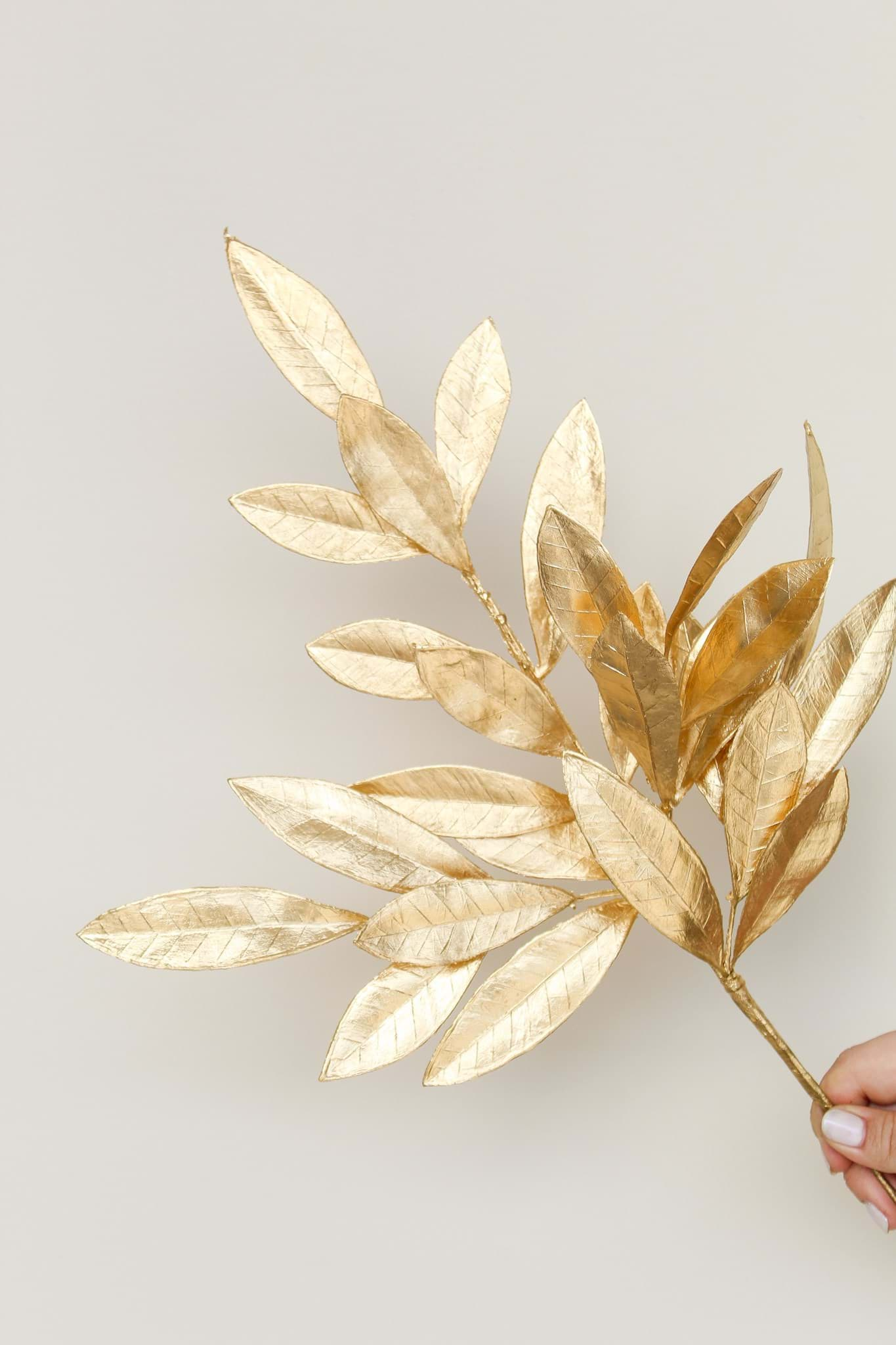 Picture of *Gold Bay Leaf Spray