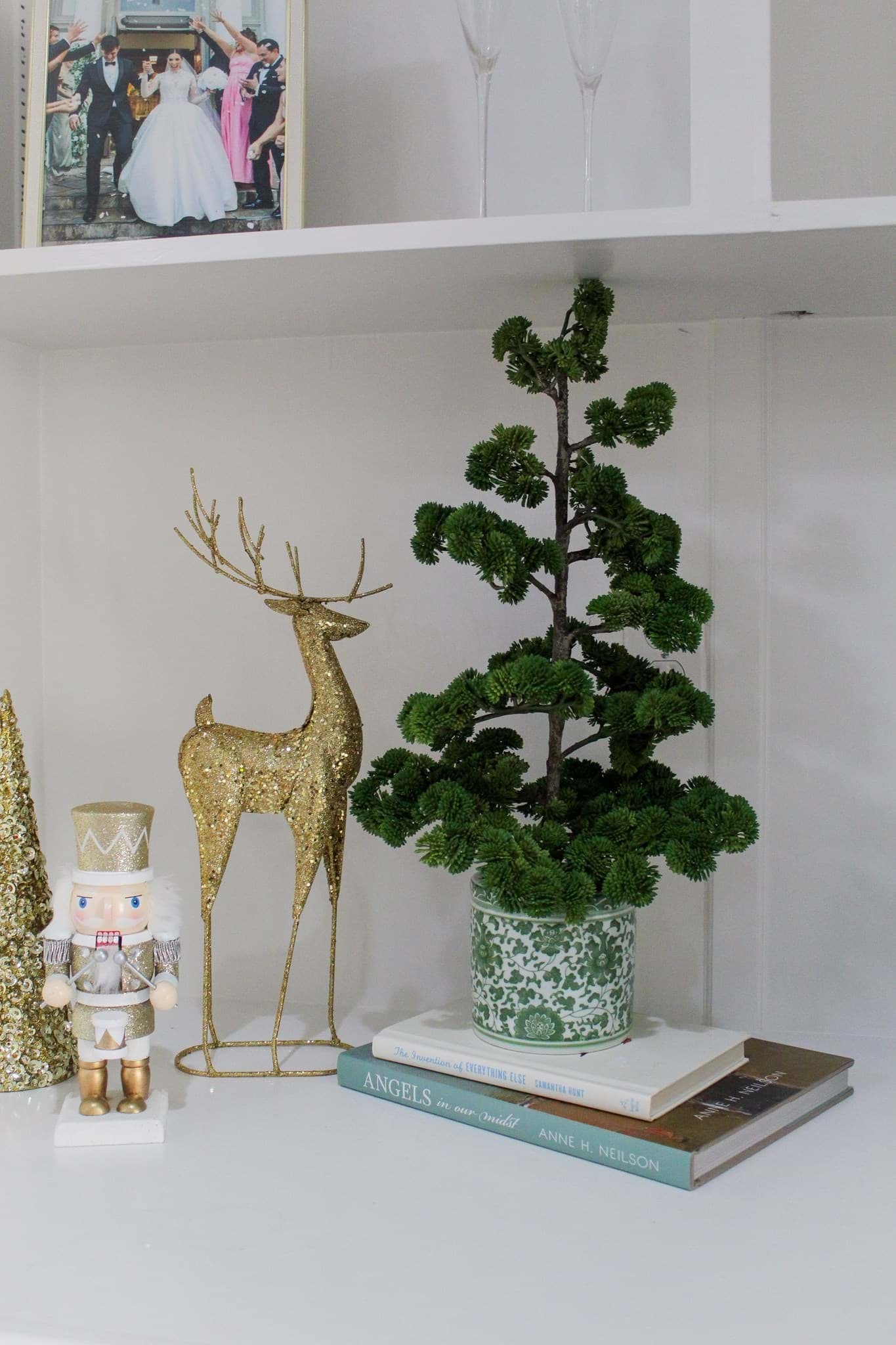 Picture of *Sedum Pine Tree in Ceramic Pot