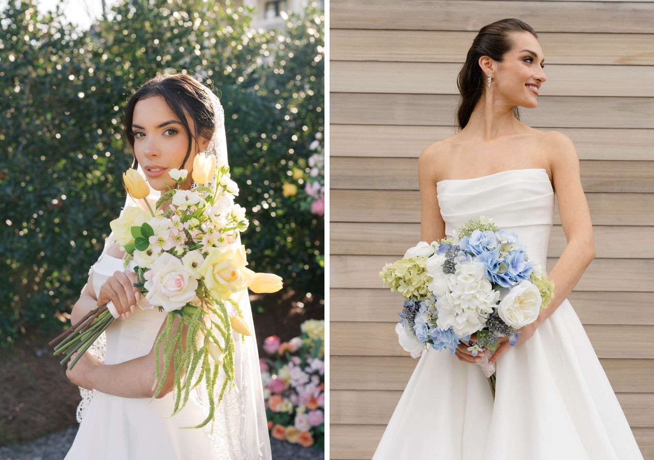 The best silk bridal bouquets