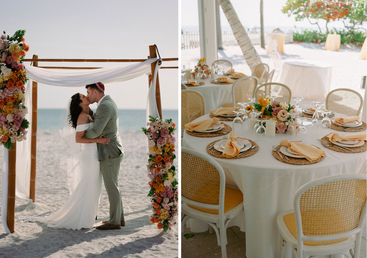 Silk and Faux Wedding Centerpieces