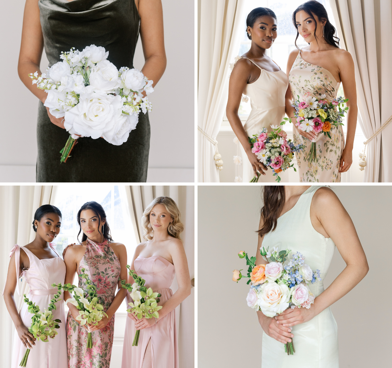 The Best Silk Bridesmaid Bouquets